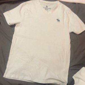 Abercrombie white t shirt